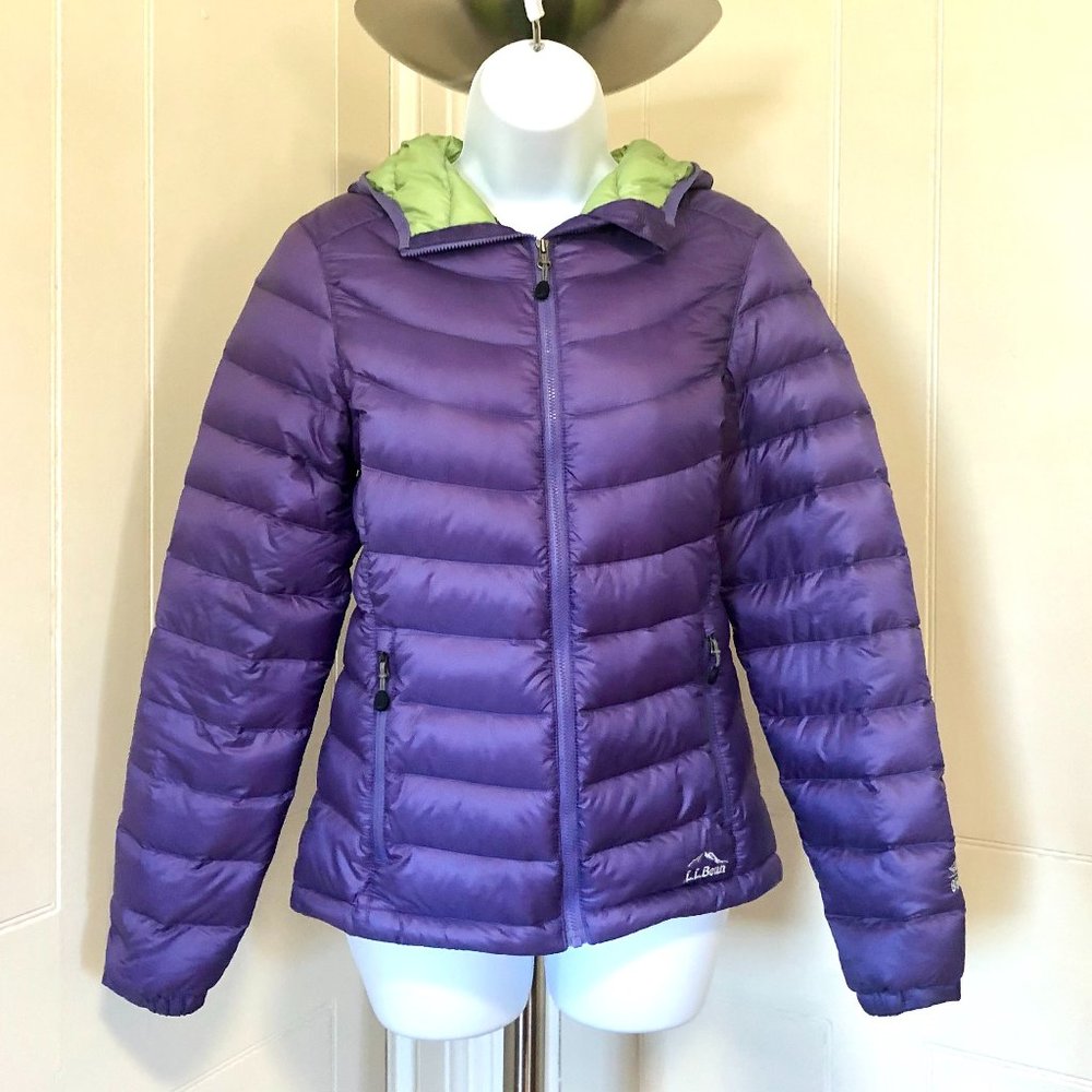LL Bean Ultralight 850 Down Hooded Jacket (XXS)